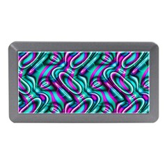 Circle Purple Green Wave Chevron Waves Memory Card Reader (mini) by Mariart