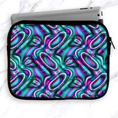 Circle Purple Green Wave Chevron Waves Apple Ipad 2/3/4 Zipper Cases by Mariart