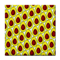 Avocados Seeds Yellow Brown Greeen Tile Coasters by Mariart