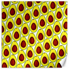 Avocados Seeds Yellow Brown Greeen Canvas 20  X 20   by Mariart