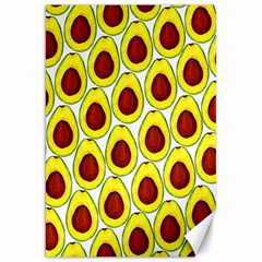 Avocados Seeds Yellow Brown Greeen Canvas 20  X 30   by Mariart