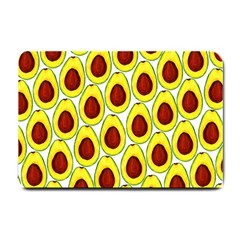 Avocados Seeds Yellow Brown Greeen Small Doormat  by Mariart