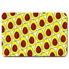 Avocados Seeds Yellow Brown Greeen Large Doormat  by Mariart