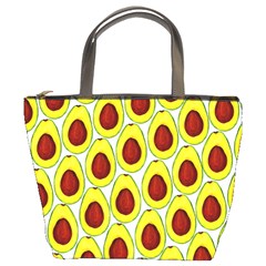 Avocados Seeds Yellow Brown Greeen Bucket Bags by Mariart