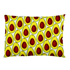 Avocados Seeds Yellow Brown Greeen Pillow Case by Mariart