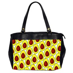 Avocados Seeds Yellow Brown Greeen Office Handbags (2 Sides)  by Mariart