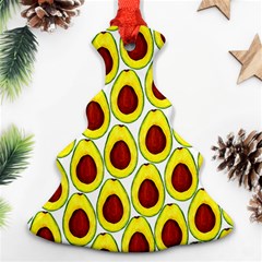 Avocados Seeds Yellow Brown Greeen Ornament (christmas Tree)  by Mariart