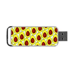 Avocados Seeds Yellow Brown Greeen Portable Usb Flash (two Sides) by Mariart