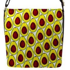 Avocados Seeds Yellow Brown Greeen Flap Messenger Bag (s)