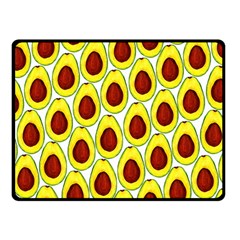 Avocados Seeds Yellow Brown Greeen Double Sided Fleece Blanket (small)  by Mariart