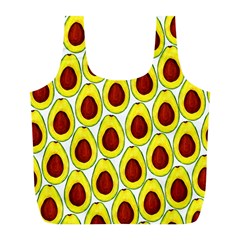 Avocados Seeds Yellow Brown Greeen Full Print Recycle Bags (l) 