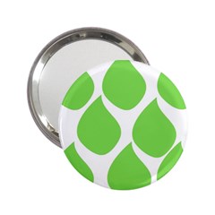 Green Water Rain 2 25  Handbag Mirrors by Mariart