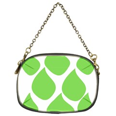 Green Water Rain Chain Purses (one Side)  by Mariart