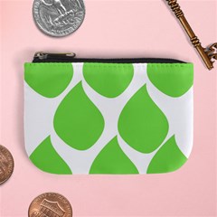 Green Water Rain Mini Coin Purses by Mariart