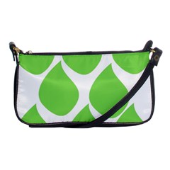 Green Water Rain Shoulder Clutch Bags by Mariart