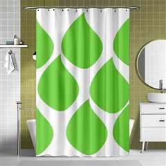 Green Water Rain Shower Curtain 48  X 72  (small) 