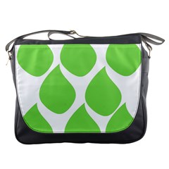 Green Water Rain Messenger Bags