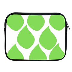 Green Water Rain Apple Ipad 2/3/4 Zipper Cases