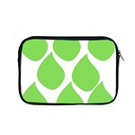 Green Water Rain Apple MacBook Pro 15  Zipper Case Front