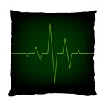 Heart Rate Green Line Light Healty Standard Cushion Case (Two Sides) Back