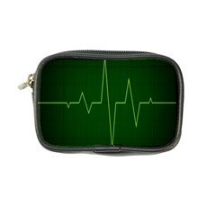 Heart Rate Green Line Light Healty Coin Purse