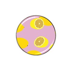 Fruit Lemons Orange Purple Hat Clip Ball Marker by Mariart