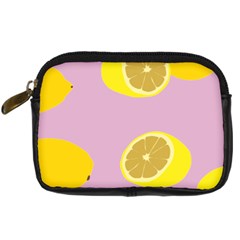 Fruit Lemons Orange Purple Digital Camera Cases by Mariart