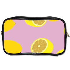 Fruit Lemons Orange Purple Toiletries Bags 2-side