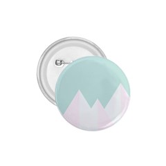 Montain Blue Snow Chevron Wave Pink 1 75  Buttons by Mariart