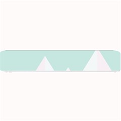 Montain Blue Snow Chevron Wave Pink Small Bar Mats by Mariart