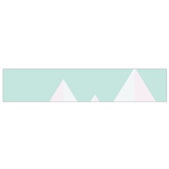 Montain Blue Snow Chevron Wave Pink Flano Scarf (small) by Mariart