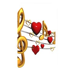 Music Notes Heart Beat Memory Card Reader by Mariart