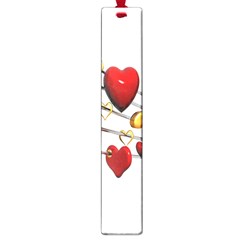 Music Notes Heart Beat Large Book Marks by Mariart