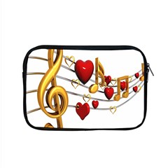 Music Notes Heart Beat Apple Macbook Pro 15  Zipper Case