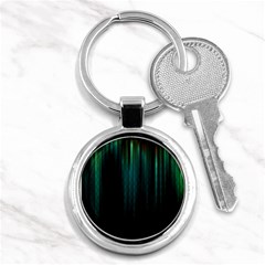 Lines Light Shadow Vertical Aurora Key Chains (round)  by Mariart