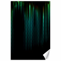 Lines Light Shadow Vertical Aurora Canvas 24  X 36  by Mariart