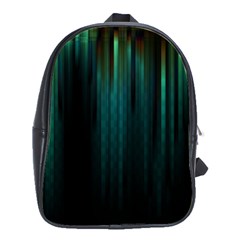 Lines Light Shadow Vertical Aurora School Bags(large)  by Mariart