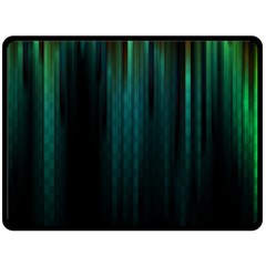 Lines Light Shadow Vertical Aurora Fleece Blanket (large)  by Mariart