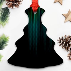 Lines Light Shadow Vertical Aurora Ornament (christmas Tree) 