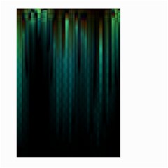 Lines Light Shadow Vertical Aurora Large Garden Flag (two Sides)