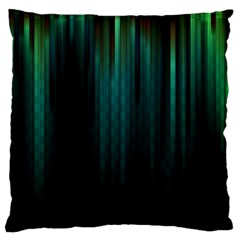 Lines Light Shadow Vertical Aurora Large Cushion Case (one Side)