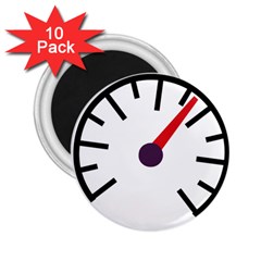 Maker Measurer Hours Time Speedometer 2 25  Magnets (10 Pack) 