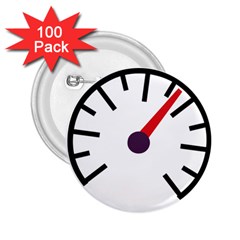 Maker Measurer Hours Time Speedometer 2 25  Buttons (100 Pack)  by Mariart