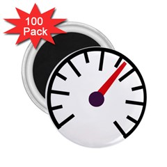 Maker Measurer Hours Time Speedometer 2 25  Magnets (100 Pack) 