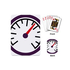 Maker Measurer Hours Time Speedometer Playing Cards (mini) 