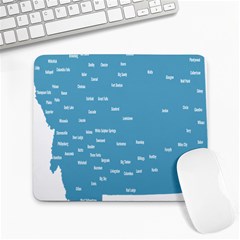 Peta Anggota City Blue Eropa Large Mousepads by Mariart