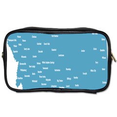 Peta Anggota City Blue Eropa Toiletries Bags by Mariart