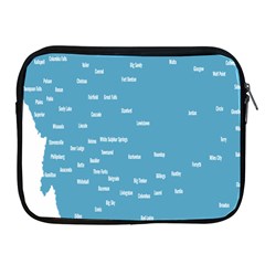 Peta Anggota City Blue Eropa Apple Ipad 2/3/4 Zipper Cases by Mariart