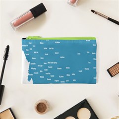 Peta Anggota City Blue Eropa Cosmetic Bag (xs)