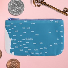 Peta Anggota City Blue Eropa Large Coin Purse